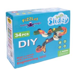 FiZZLeS Slidey 34 piece Bath Toy Slide
