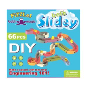 FiZZLeS Slidey 66 piece Bath Toy Slide